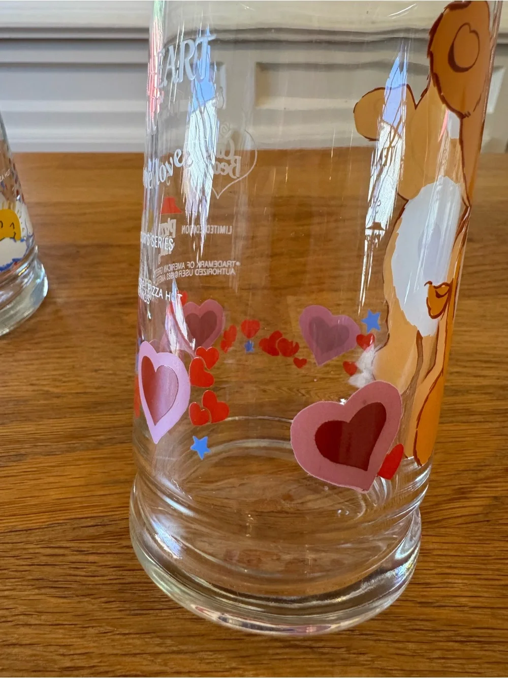 🌈 Vintage 1983 Pizza Hut Care Bears Glasses | Grumpy Bear & Tenderheart Bear